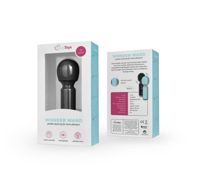 Mini Vibe Wand Vibrator - Black